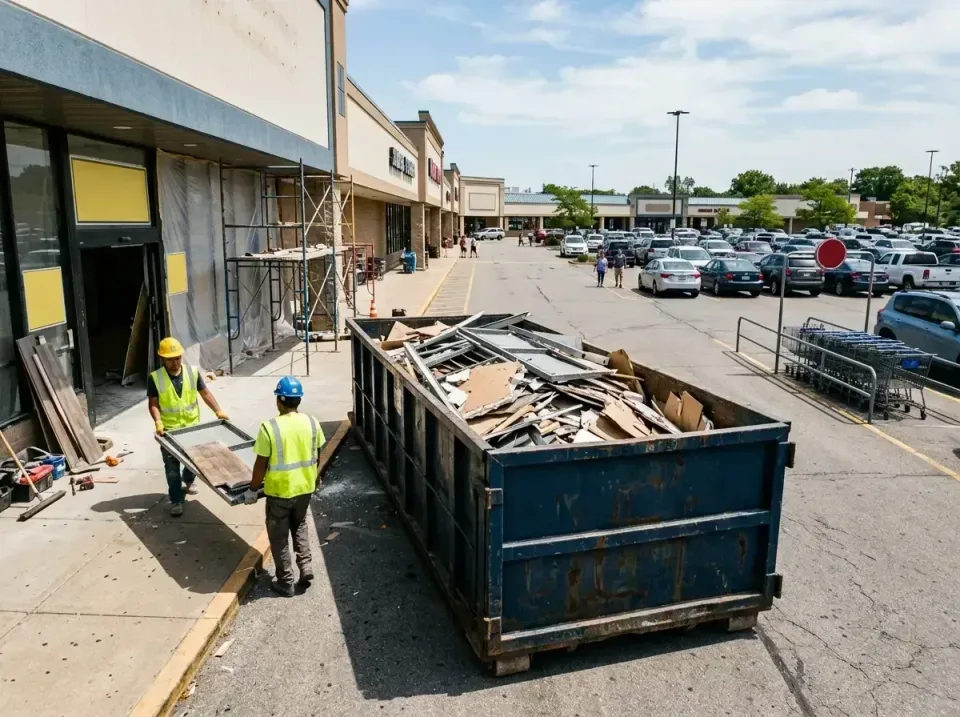 retail-store-renovation-debris-003 — frequently asked questions, Roll-off Dumpster Rentals in Fountain Inn, SC